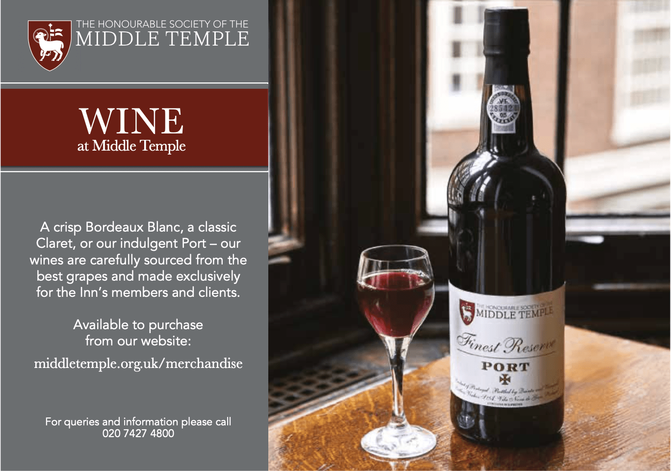 Middle Temple Wine