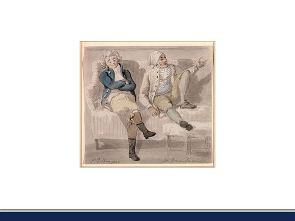 An 18th Century watercolour of Mr Noel Desenfans