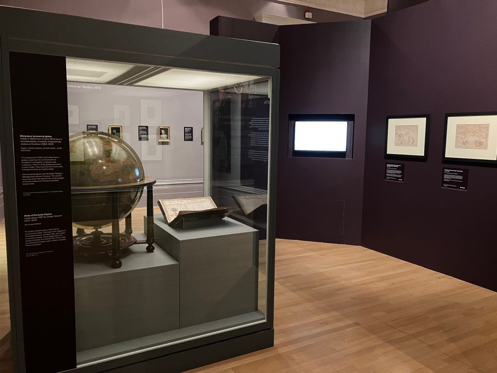 ‘The Globe in situ at the exhibition in Liverpool’
