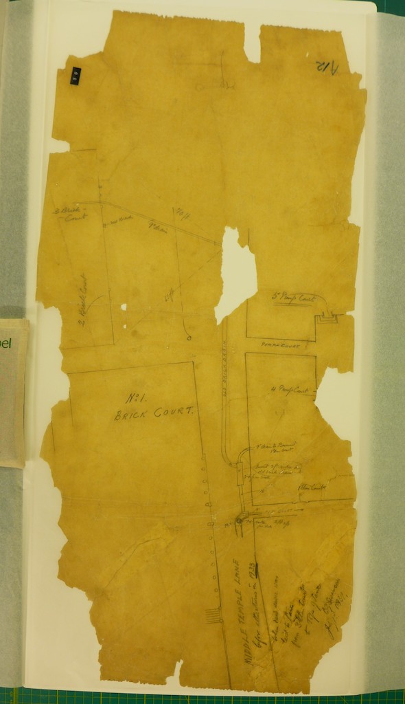 An architectural plan after conservation